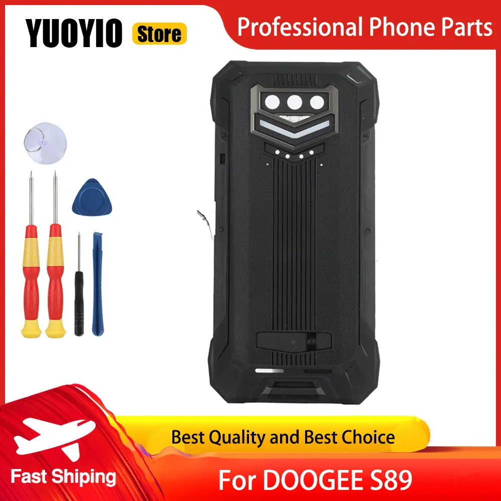 Protective Battery Case For DOOGEE S89 Cellphone Back Cover Battery Cover Back Housing With Camera Glass