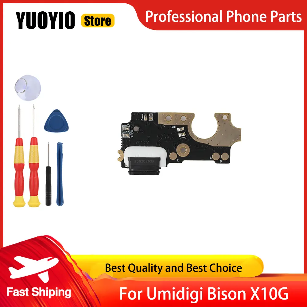 New USB Plug Port For Umidigi Bison X10S Bison X10 Pro Bison X10G Bison 2 Pro Charge Board Perfect Replacement Parts Free Tools
