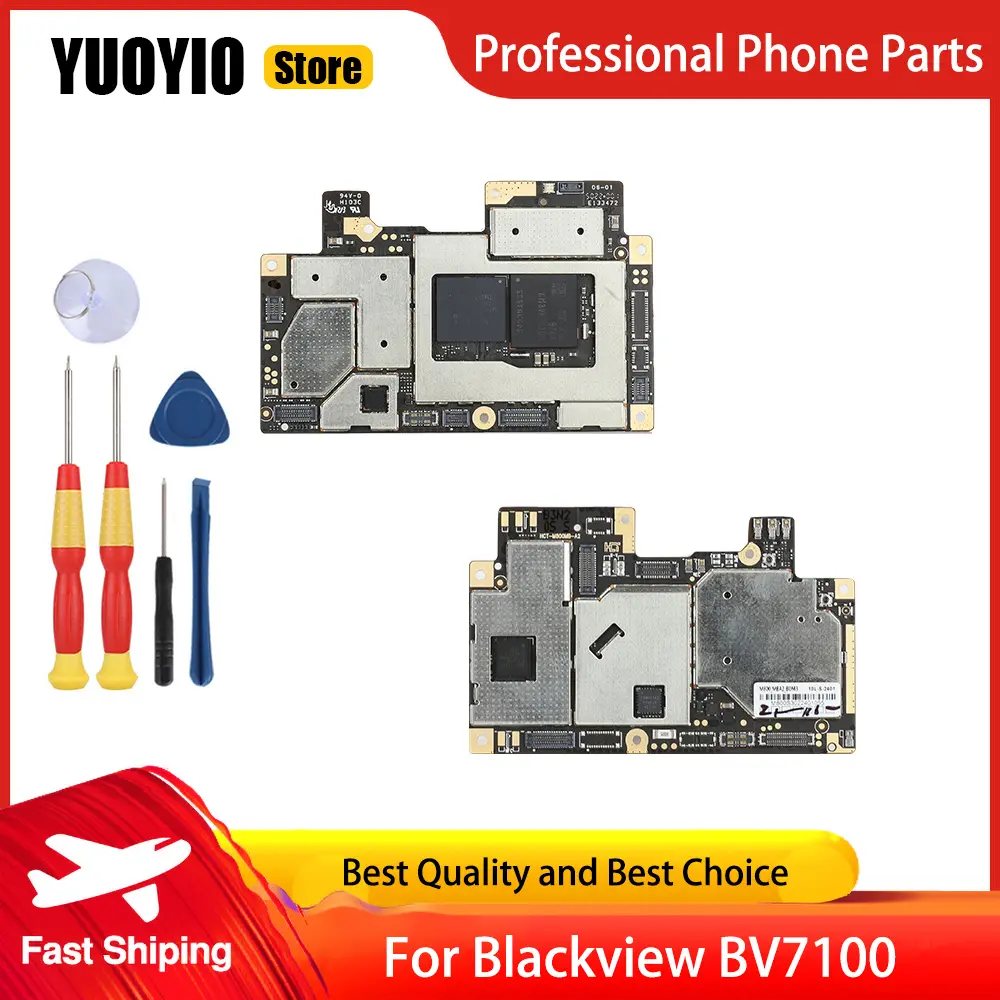 YUOYIO 100% New Motherboard For Blackview BV4900 Pro BV5200 BV5500 BV6600 BV8000 Smartphone Main Board Perfect Replacement Parts
