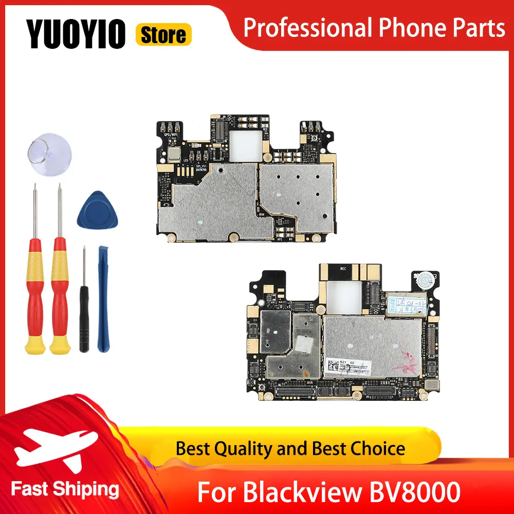 YUOYIO 100% New Motherboard For Blackview BV4900 Pro BV5200 BV5500 BV6600 BV8000 Smartphone Main Board Perfect Replacement Parts
