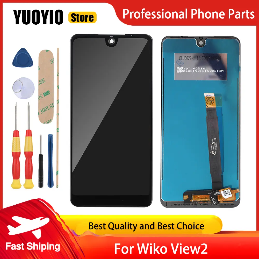 LCD Display For Wiko Ride 2 T10 T50 V616 Voix View 2/4/5/3 Pro Wiko 10 Power U10 Y50/52/60/61 Sunny 5 Touch Screen Digitizer