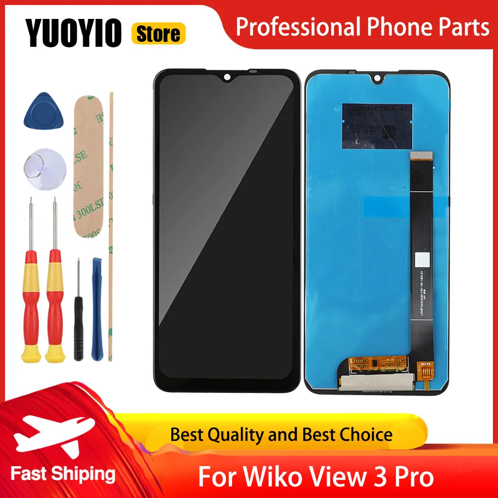 LCD Display For Wiko Ride 2 T10 T50 V616 Voix View 2/4/5/3 Pro Wiko 10 Power U10 Y50/52/60/61 Sunny 5 Touch Screen Digitizer