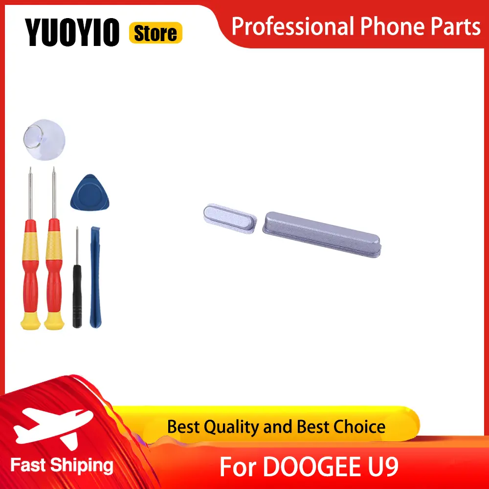 Power on/off+ Volume Button Key up/down Button Button Key For DOOGEE U9 Phone Perfect Replacement Parts Free Tools