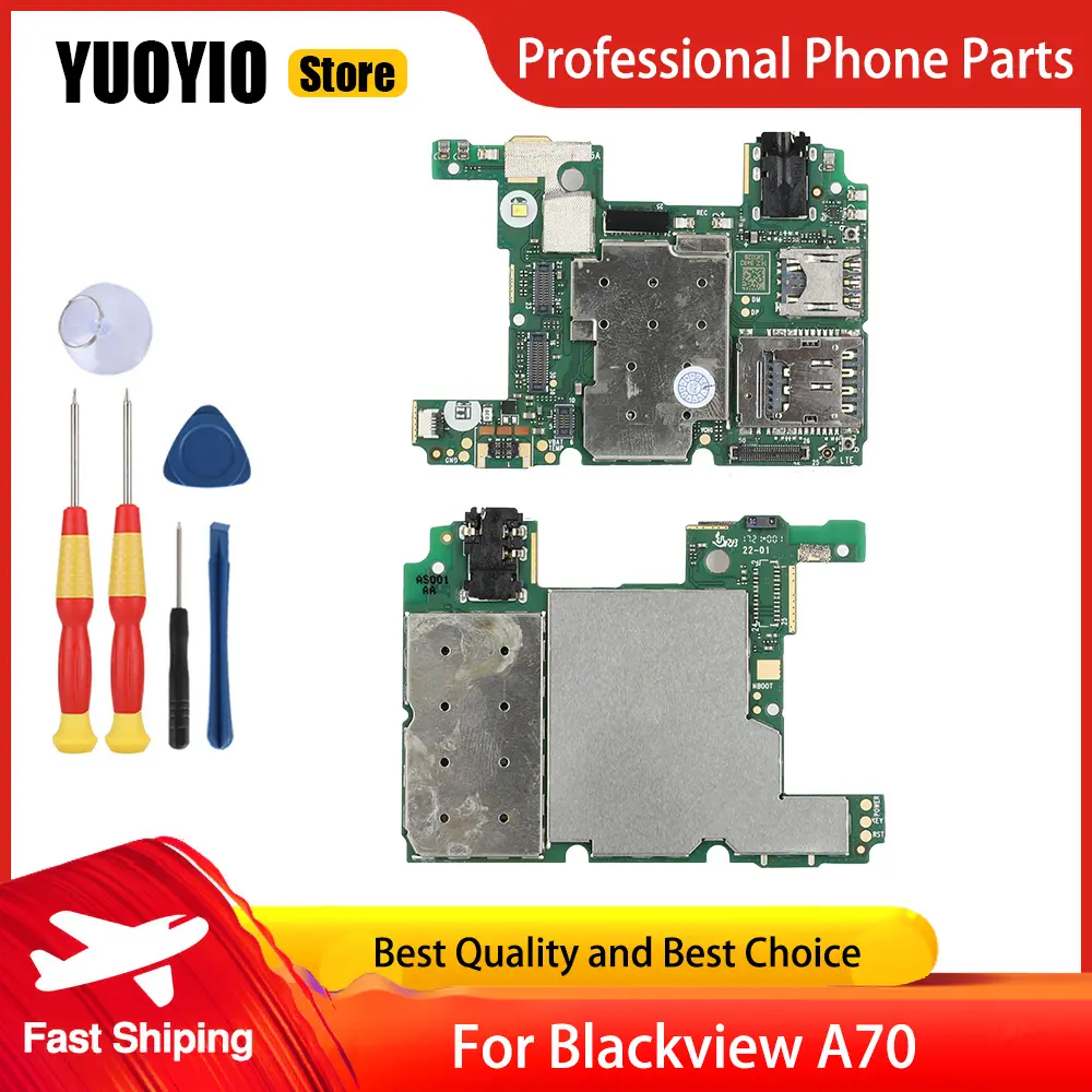 YUOYIO 100% New Motherboard For Blackview A52 A70 A80 A85 Smartphone MainBoard Perfect Replacement Parts