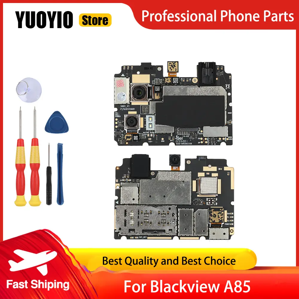 YUOYIO 100% New Motherboard For Blackview A52 A70 A80 A85 Smartphone MainBoard Perfect Replacement Parts
