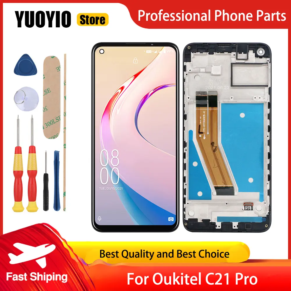 100% New Original Touch Display 6.39 Inch OUKITEL C21 Pro LCD Screen Digitizer Assembly Replace Accessories
