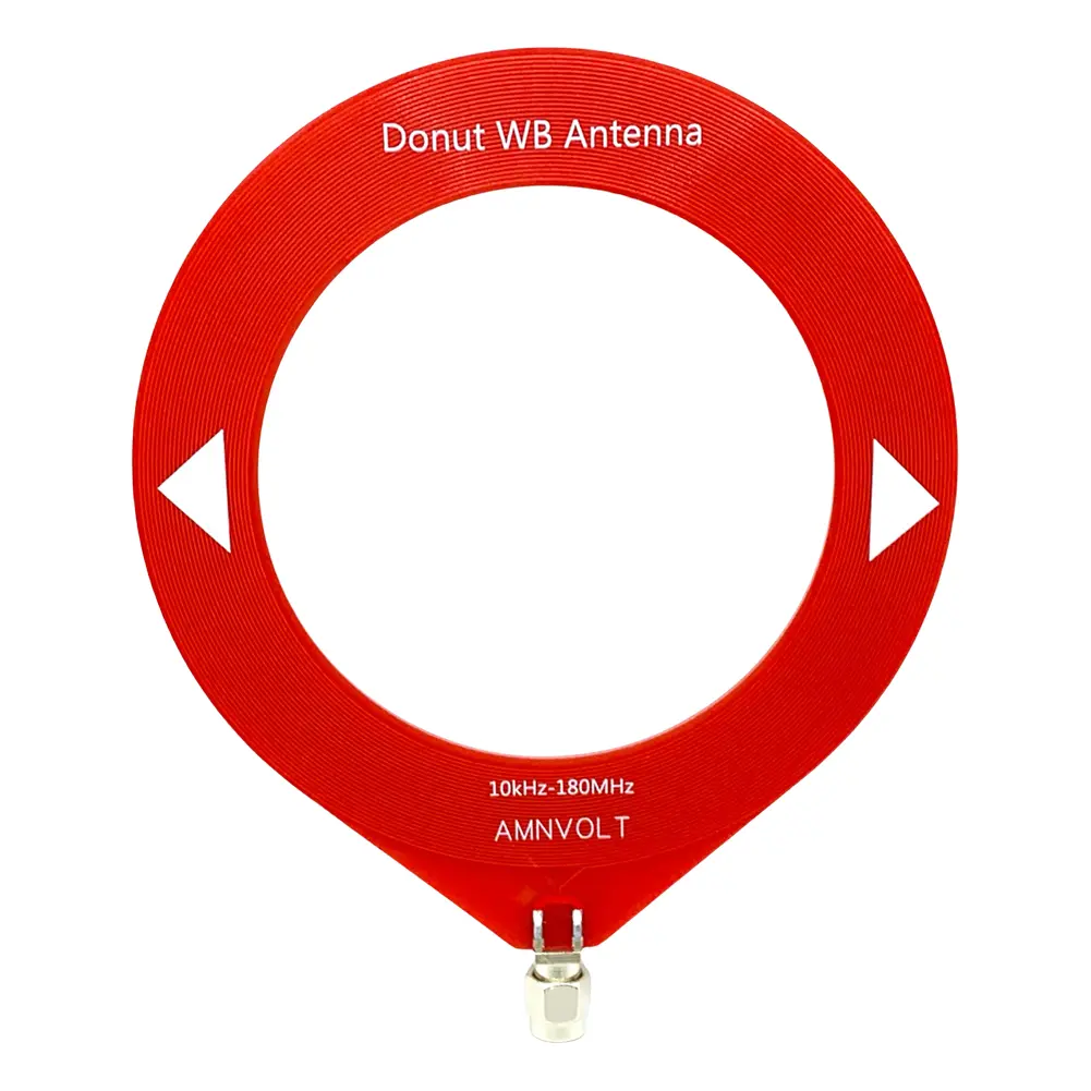 10khz-180mhz Donut MW/SW Antenna with Low Impedance Converter Donut WB Antenna for All Models of Radios Walkie Talkies SDR