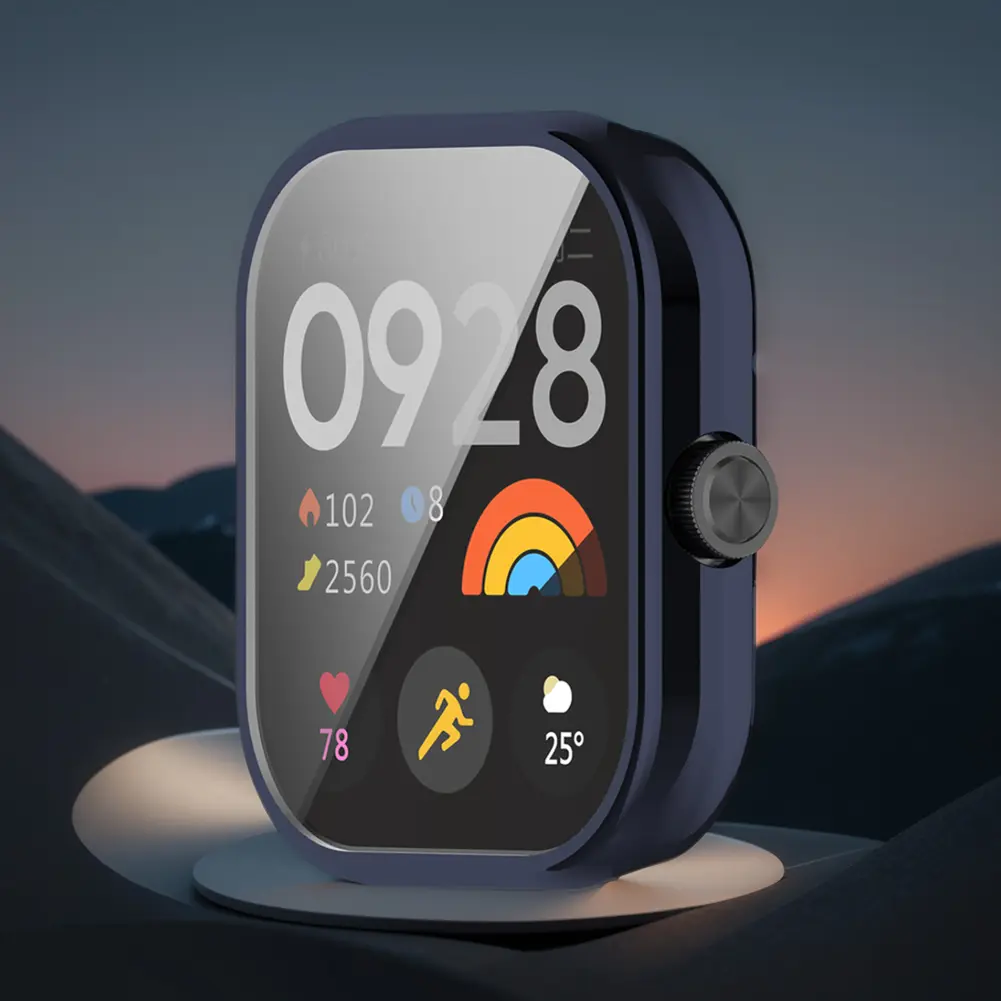Premium TPU Full Coverage Case Screen Protector for Redmi Watch 4 with Anti-Fall and Dustproof Functionality