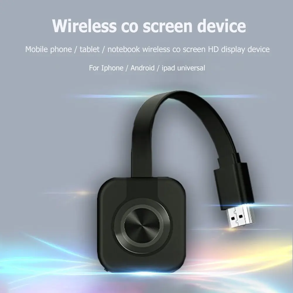 Wireless WiFi Display Dongle 2.4ghz Hdmi-compatible Screen Share 1080p Mobile Phone Projector for Car Home Office for Mirascreen