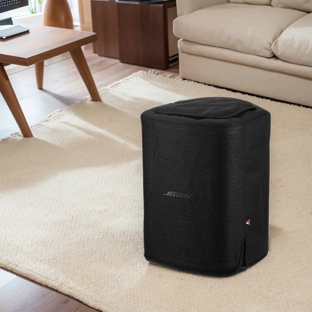 For Bose S1 Pro+ Portable BT Speaker Cover Dustproof Mesh Slip Cover with Handle Flap Protective Dust Case Cover W/ Elastic Band