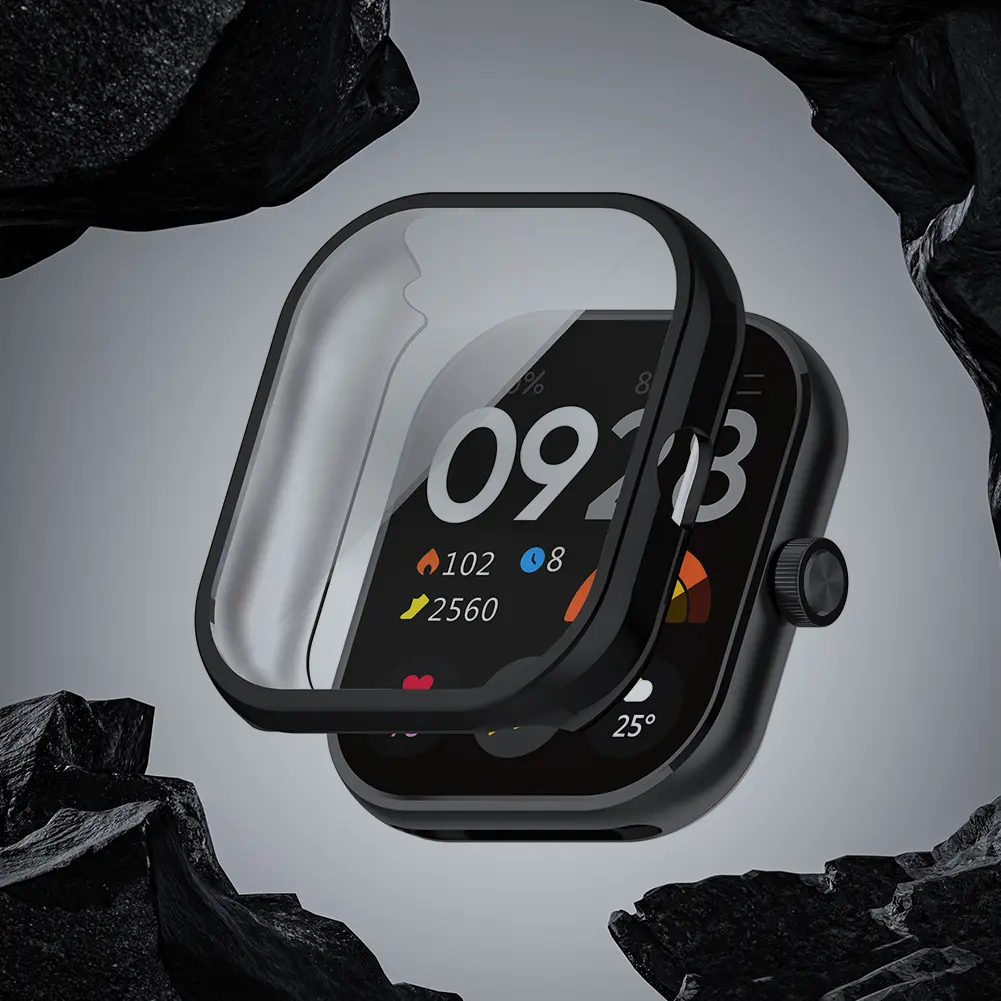 Premium TPU Full Coverage Case Screen Protector for Redmi Watch 4 with Anti-Fall and Dustproof Functionality