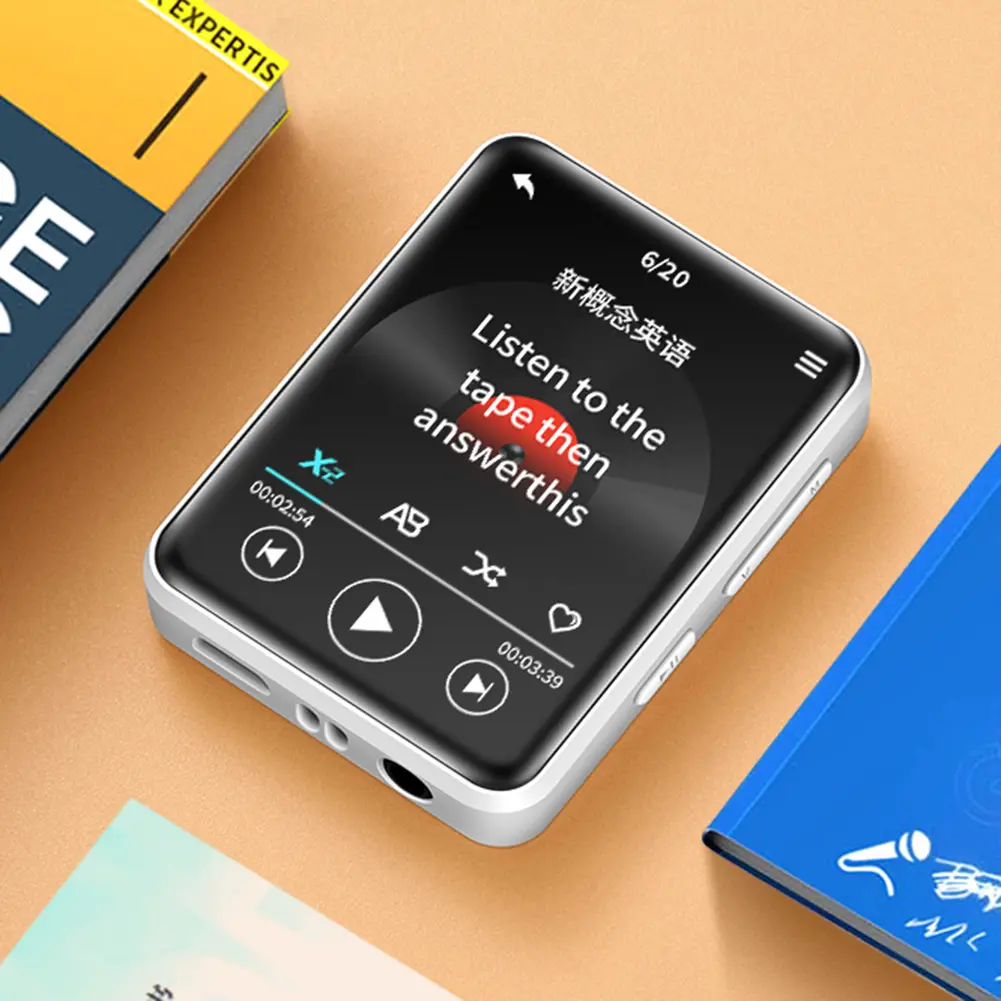 Music Player BT 5.2 Touch Screen Portable Player for Sports/Running/Cycling/Exercise