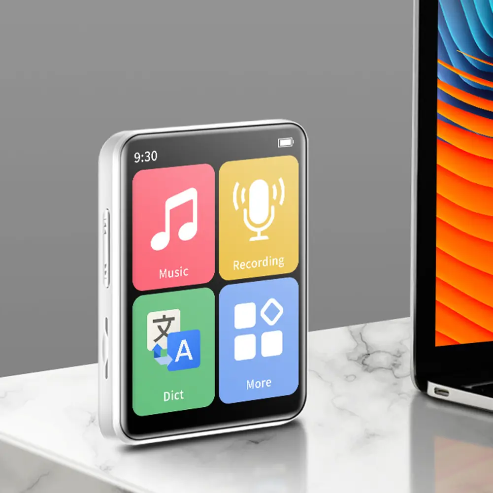 Music Player BT 5.2 Touch Screen Portable Player for Sports/Running/Cycling/Exercise