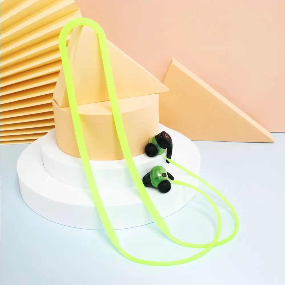 Silicone Anti-Lost Earphone Rope Waterproof Headphone Holder Rope Cable Soft Sports Lanyard for Beats Fit Pro Wireless Headphone