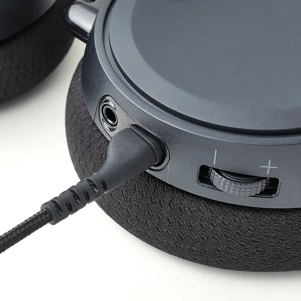 Game Headphone Audio Cable Flexible Gaming Headset Audio Cable Extension Cord Replacement for SteelSeries Arctis 3 5 7 Pro