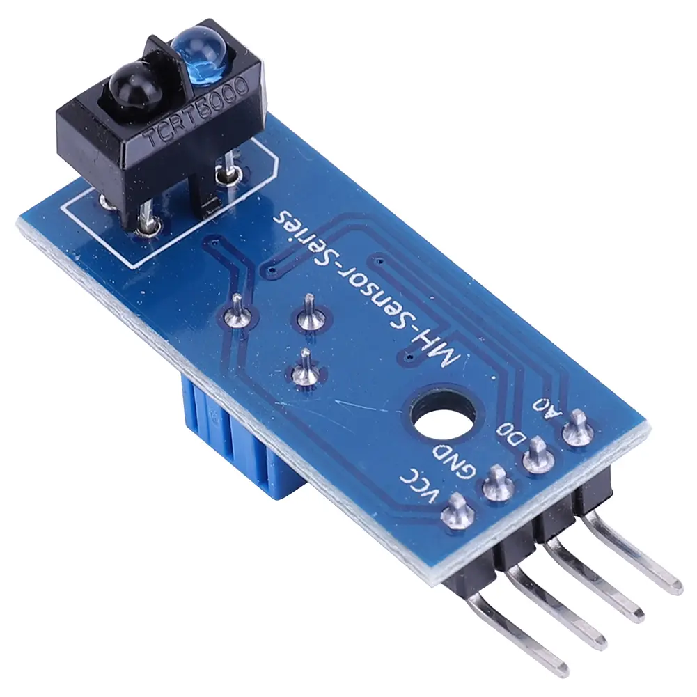 TCRT5000 Infrared Line Tracking Sensor Module for Robotics with Adjustable Sensitivity and Clean Signal Output