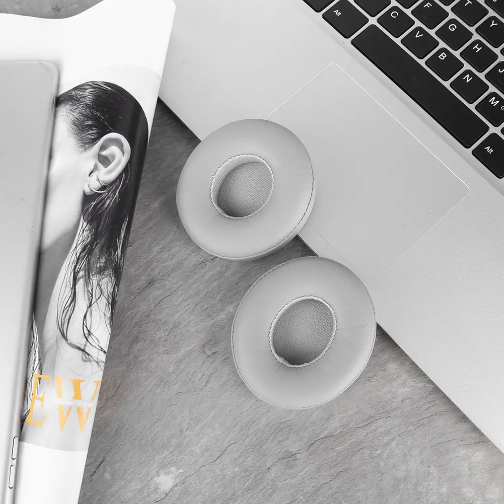Earpads Cushions Replacement Memory Foam Headphone Earpads Ear Cups Repair Parts for Beats Solo 2 & Solo 3 Wireless Headphones