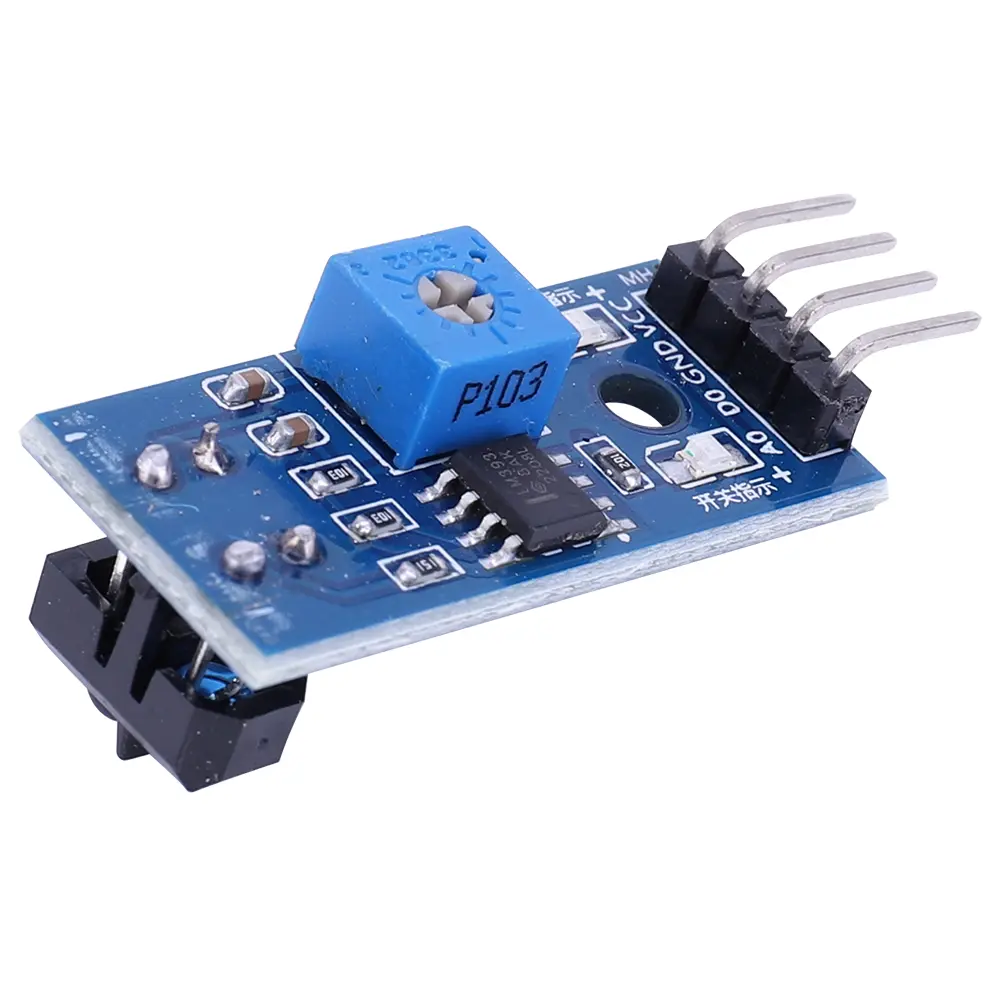 TCRT5000 Infrared Line Tracking Sensor Module for Robotics with Adjustable Sensitivity and Clean Signal Output