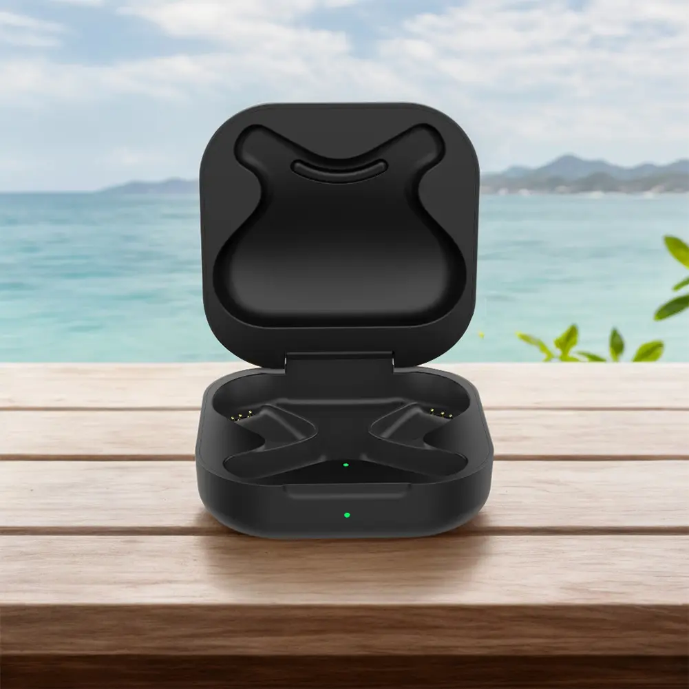 Replacement Charger Case Cover with 600mAh Battery Charging Box for Shokz OpenFit T910 Open Ear Headphones