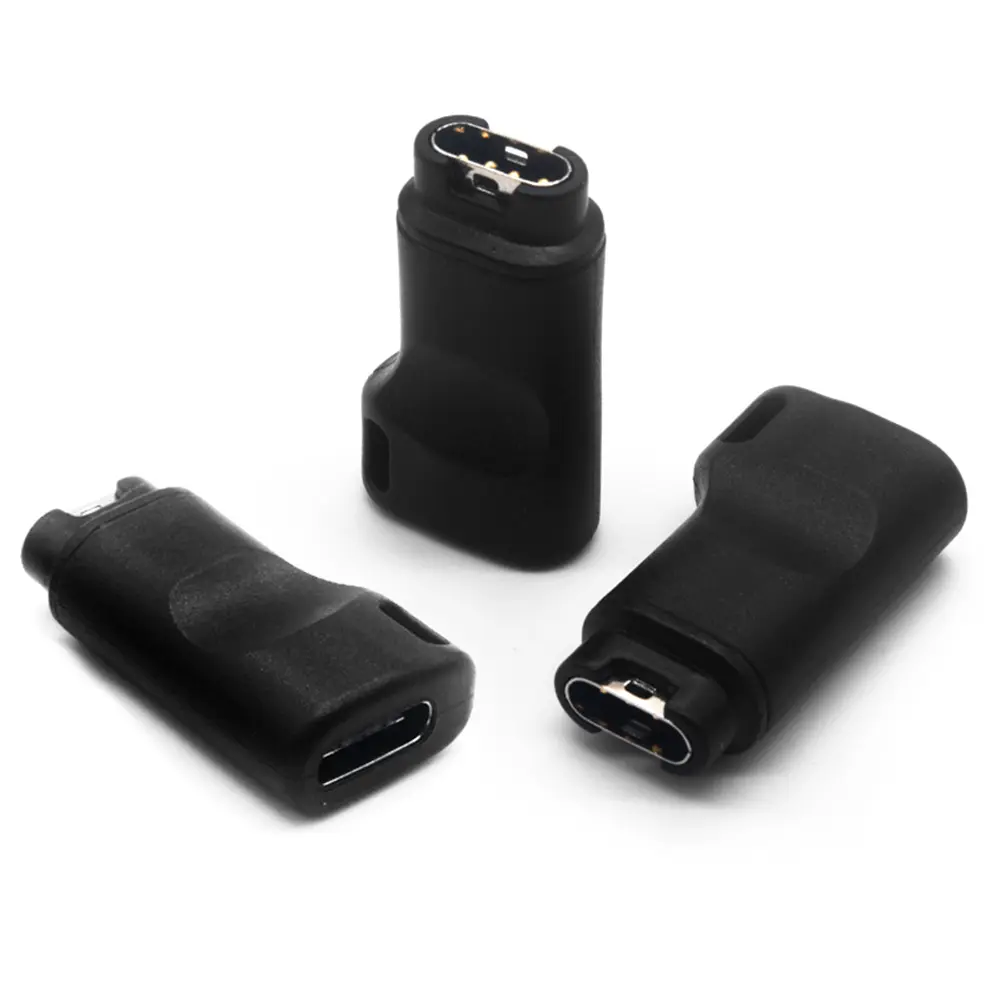 Portable Smartwatch Power Charger Adapter for Garmin Venu/2/2S/SQ/Lily Type-C to 4pin Power Charging Device Kit