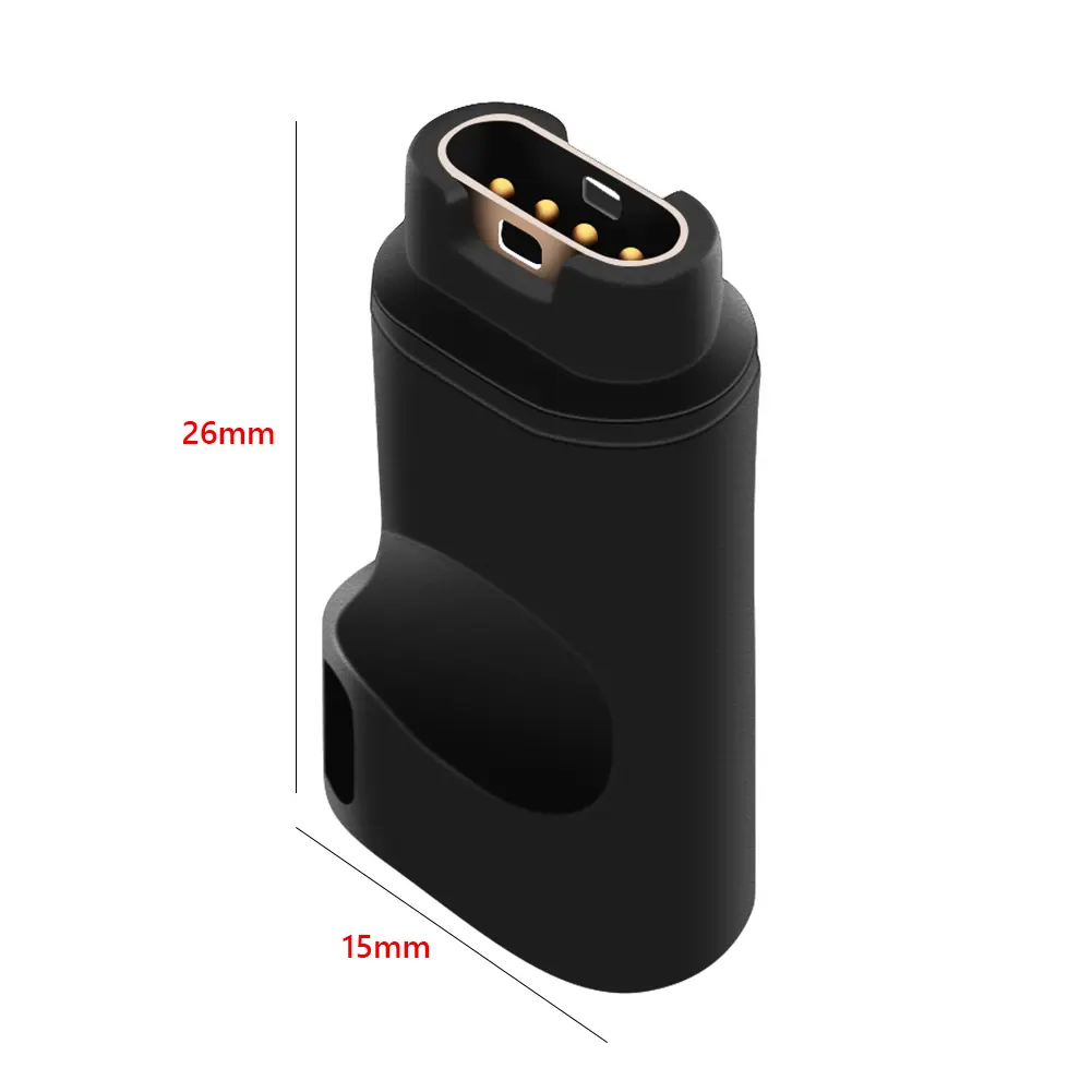 Portable Smartwatch Power Charger Adapter for Garmin Venu/2/2S/SQ/Lily Type-C to 4pin Power Charging Device Kit