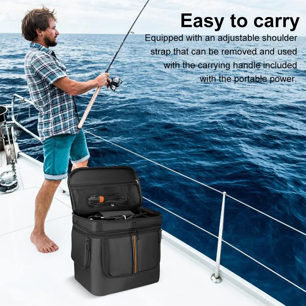 Carrying Case Bag for Jackery Explorer 1000 V2 Portable Power Station Bag Protective Case Anti-drop with Shoulder Strap & Handle