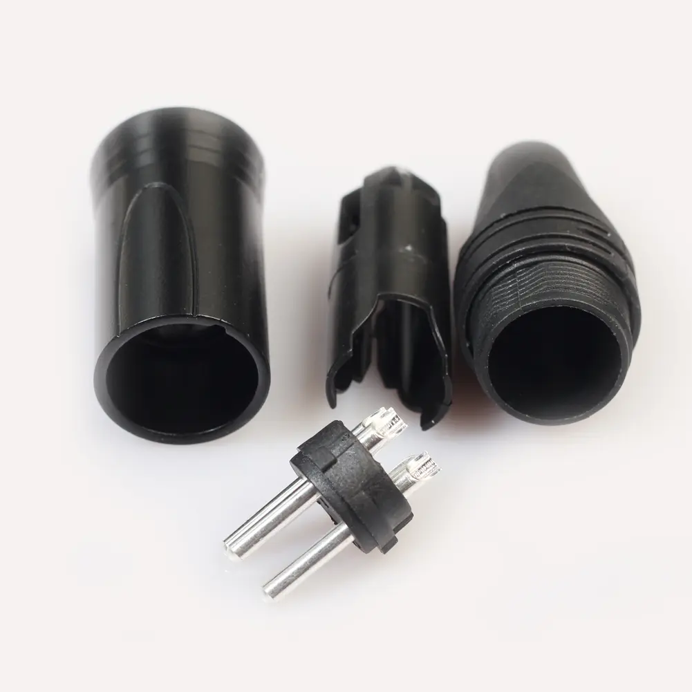 10pcs XLR 3Pin Male Female DIY Audio Cable Mic Connectors Solder Plug Mic Adapters for Production Welding of XLR Audio Wire