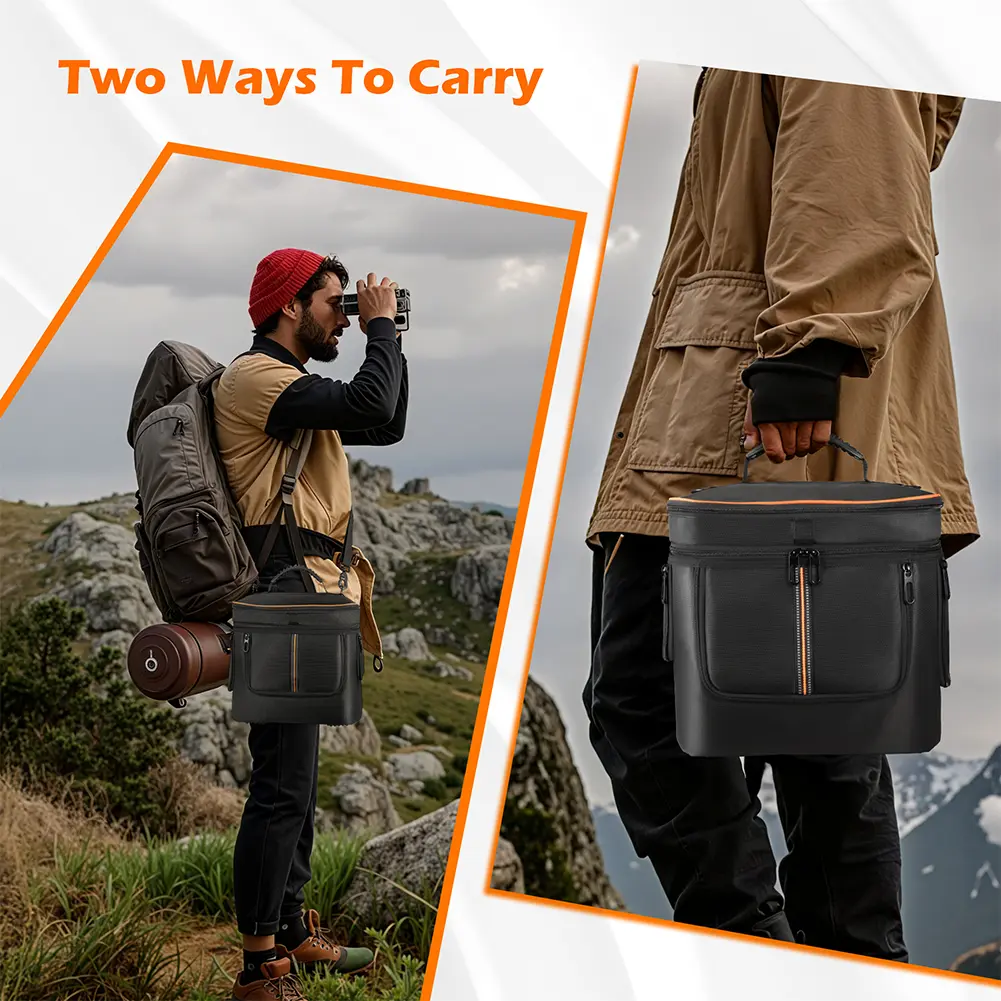 Carrying Case Bag for Jackery Explorer 1000 V2 Portable Power Station Bag Protective Case Anti-drop with Shoulder Strap & Handle