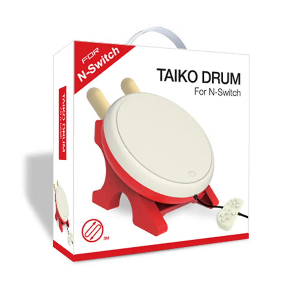 Nintendo Switch Taiko No Tatsujin Gaming Drum with Drumsticks Wired Controller for Ultimate Fun