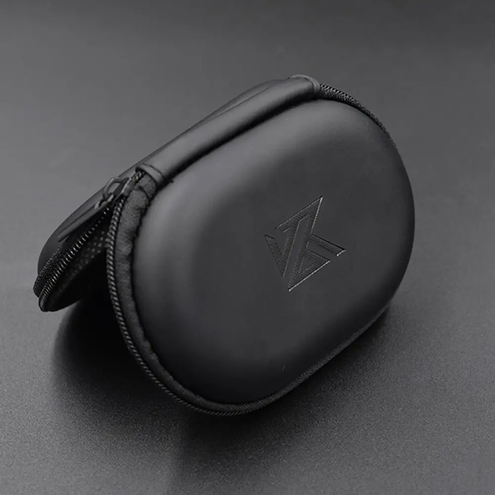 PU Leather Earphones Protective Case Portable Universal Storage Case Absorption Container for BA10 AS10 ES4 KZ CAA iPhone Huawei
