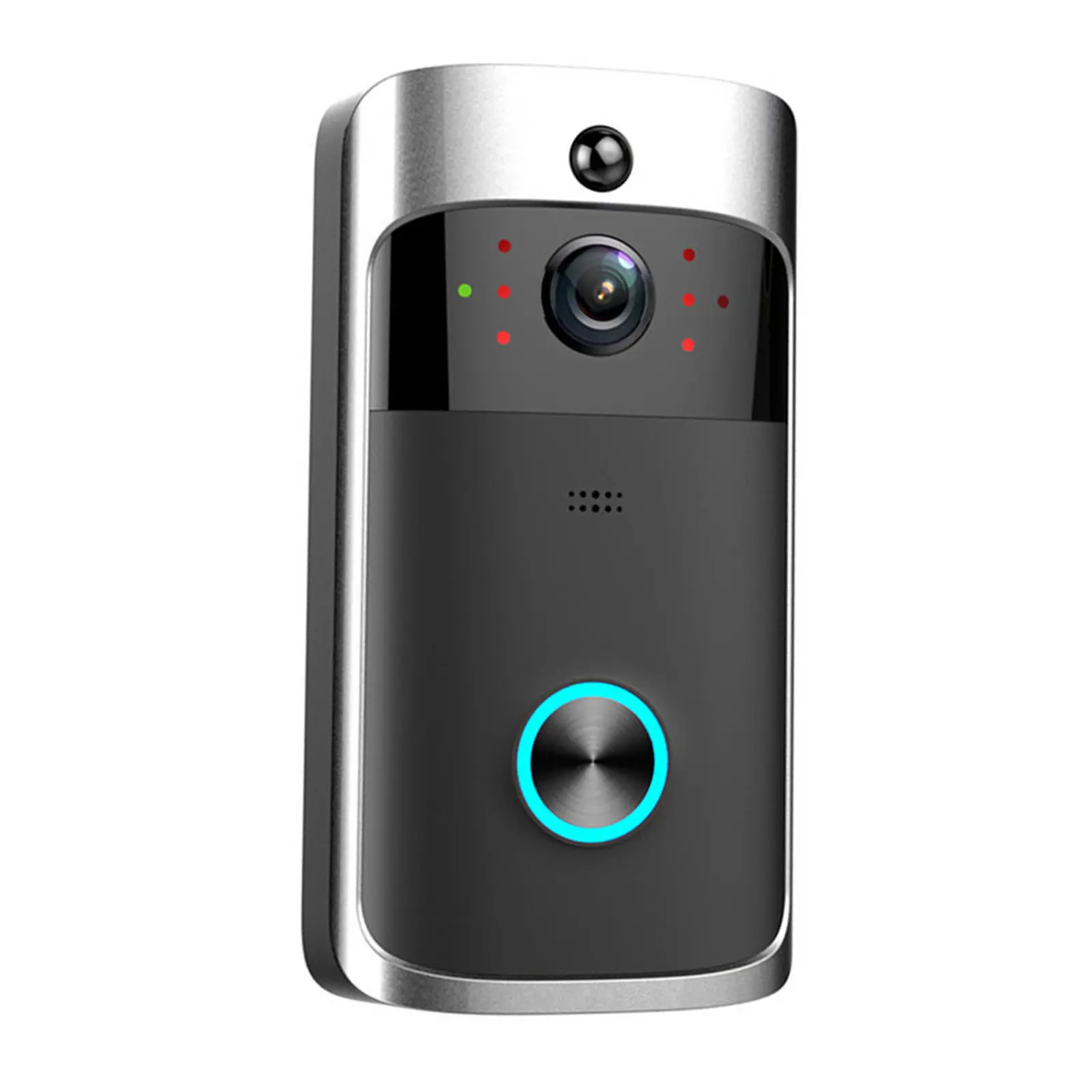 V5 Wireless Video Doorbell with 720P HD Camera PIR Motion Detection and Night Vision for Home Security Monitoring