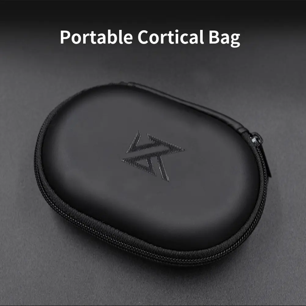 PU Leather Earphones Protective Case Portable Universal Storage Case Absorption Container for BA10 AS10 ES4 KZ CAA iPhone Huawei