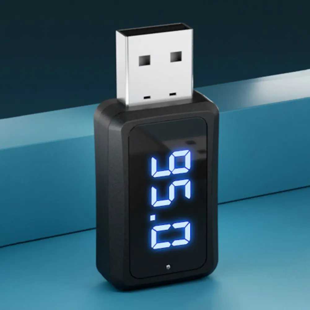 FM02 USB Wireless Receiver Transmitter Dongle Handsfree Call Wireless Audio Receiver Bluetooth-Compatible for Car FM Radio
