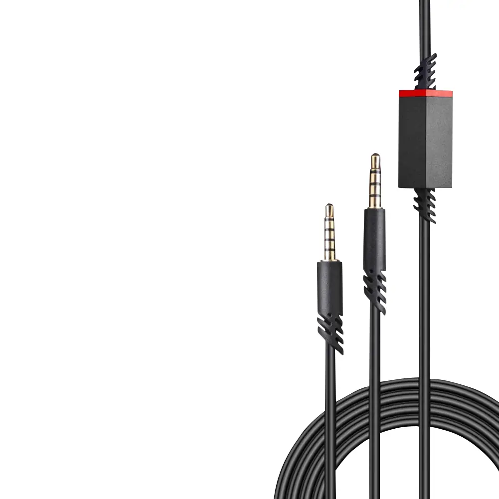 Audio Cable Inline Mute for Astro A10/A30/A40/A40TR/A50 Gaming Headphones Audio Line Console Cable Wire for PS5/PS4 Controller
