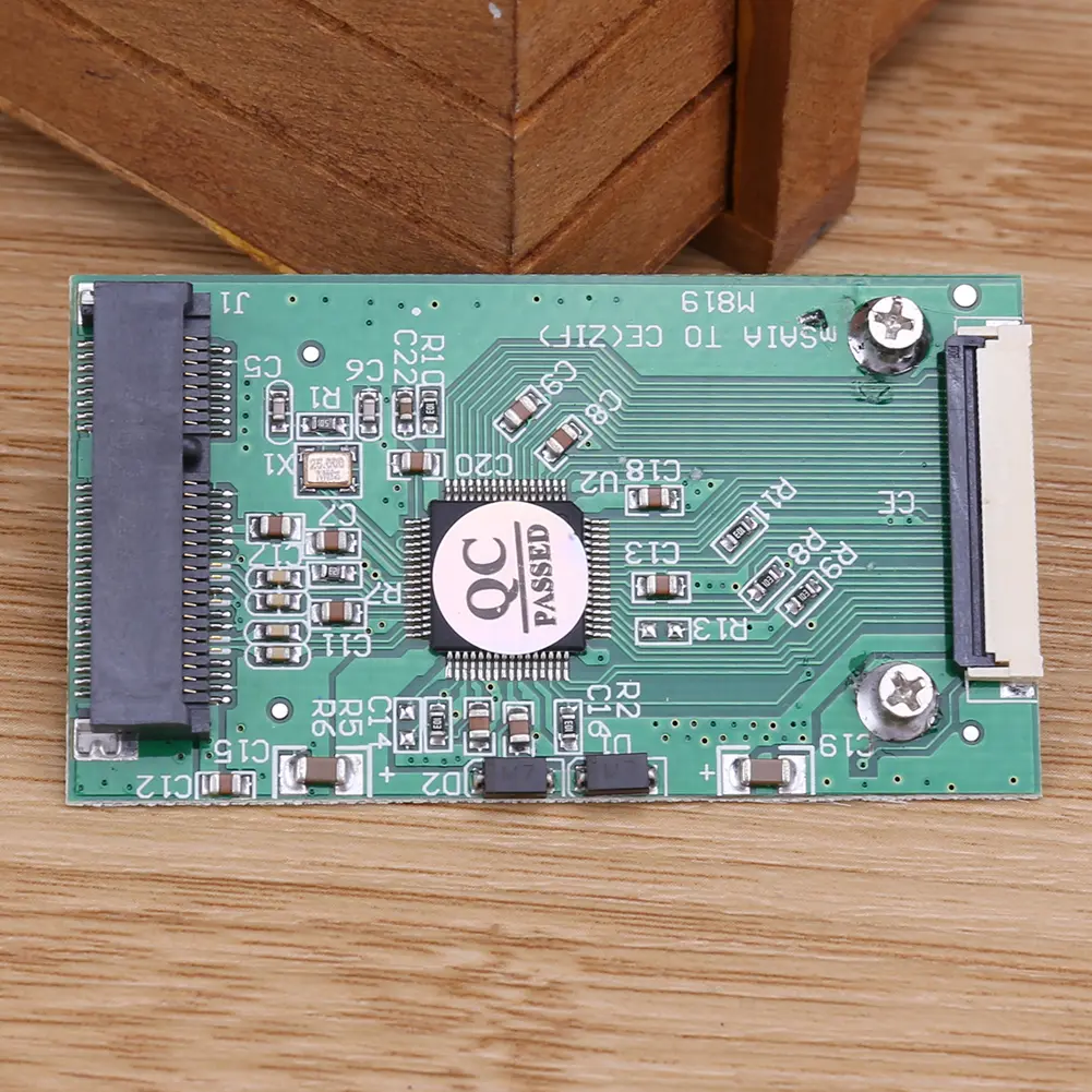 1.8inch ZIF CE Converter Card Converter 1pc Mini SATA mSATA PCI-E IPOD SSD to 40pin for Bitcoin Miner Mining