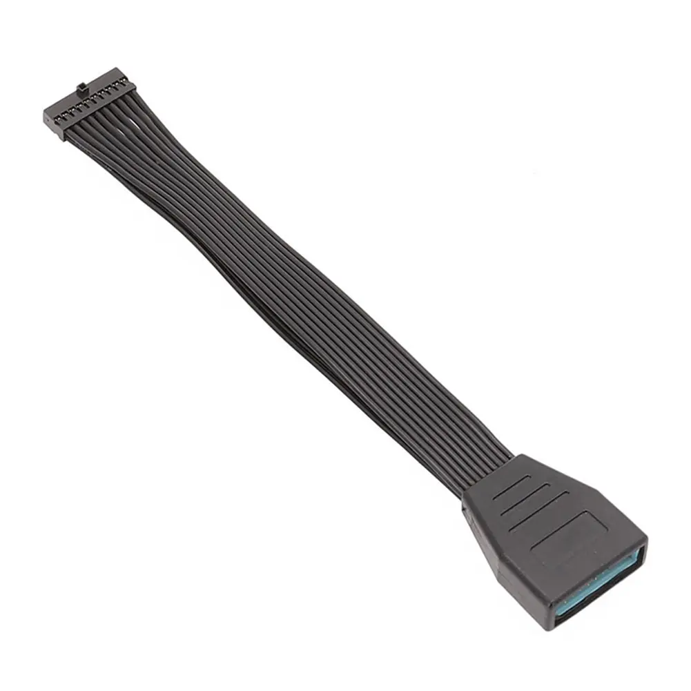 USB3.0 Female To USB3.0 Male Motherboard Extension Adapter 19P 20Pin Adapter Cable 15cm Header Cable Converter for Computer