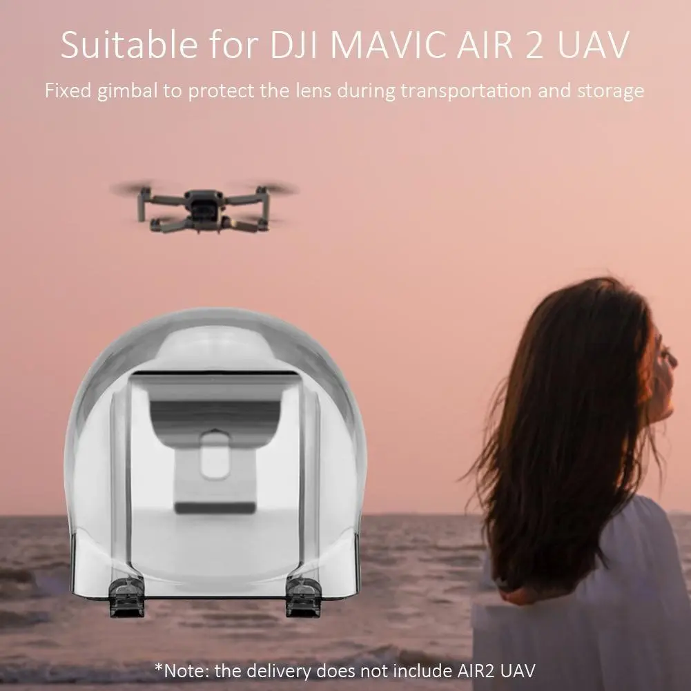 Gimbal Protector Guard Dustproof Camera Lens Cap Cover Anti-collision Camera Guard Len Cap for DJI Mavic Air 2 Drone Accessories
