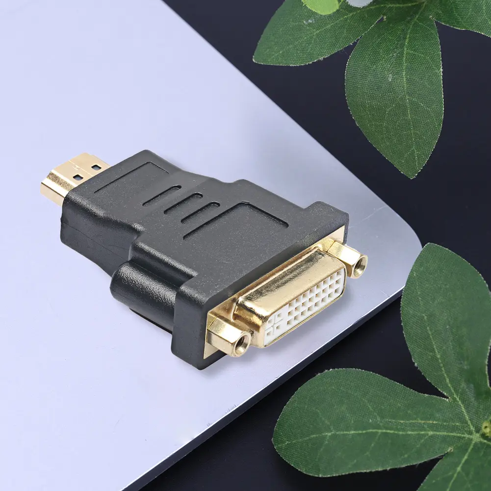 HDMI-Compatible To DVI Adapter Converter Male To Female HDTV To DVI 24+5 Adapter Gold-Plated Plug for HDTV Projector Monitor