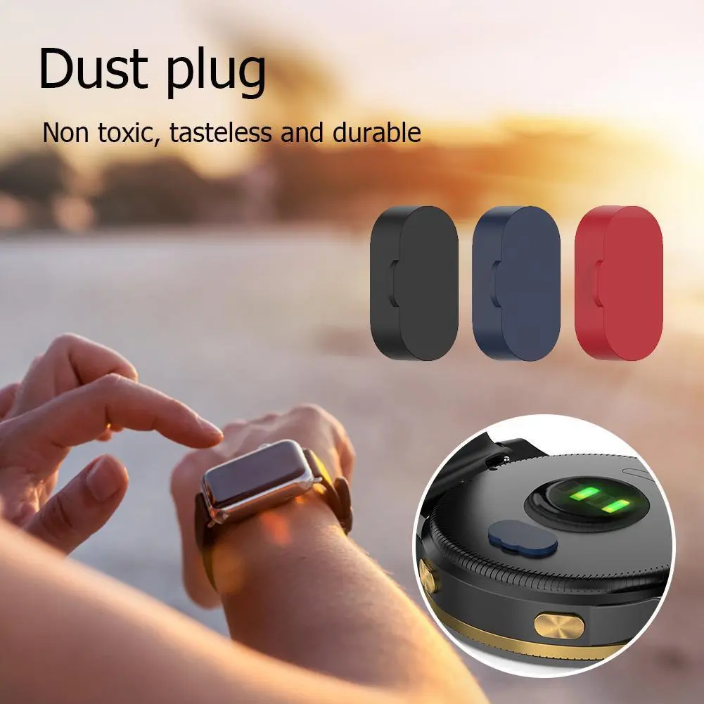 Anti Dust Plugs Dustproof Cover Charging Port Cap for Garmin Fenix 7 / Fenix 7S / Fenix 7X Dustproof Plug