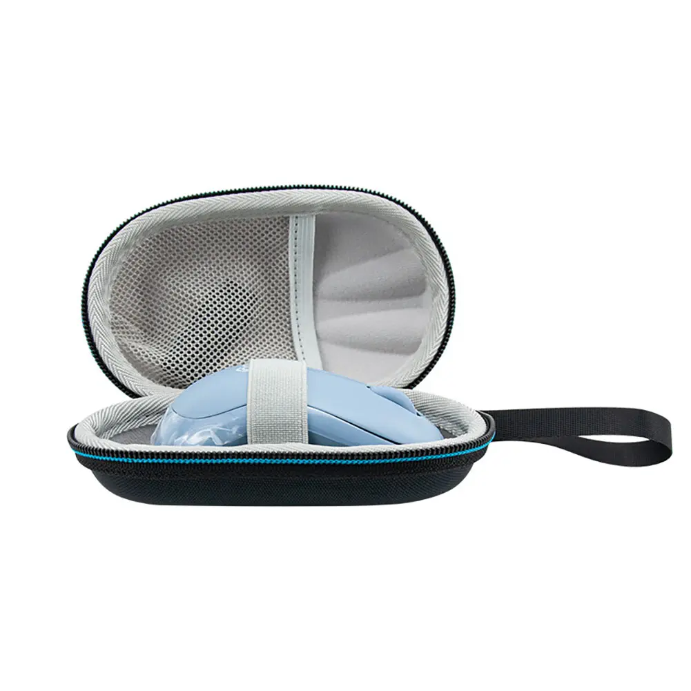 Waterproof Wireless Mouse Storage Bag Double Zipper Wireless Mouse Carrying Case with Hand Rope for Logitech M221/M220/M185/M170