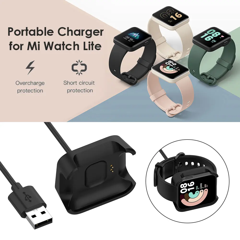 Smart Watch Power Supply Cradle Adapter Charger Cradle for Xiaomi Mi Watch Lite Smart Charging Cable Charge Base Station