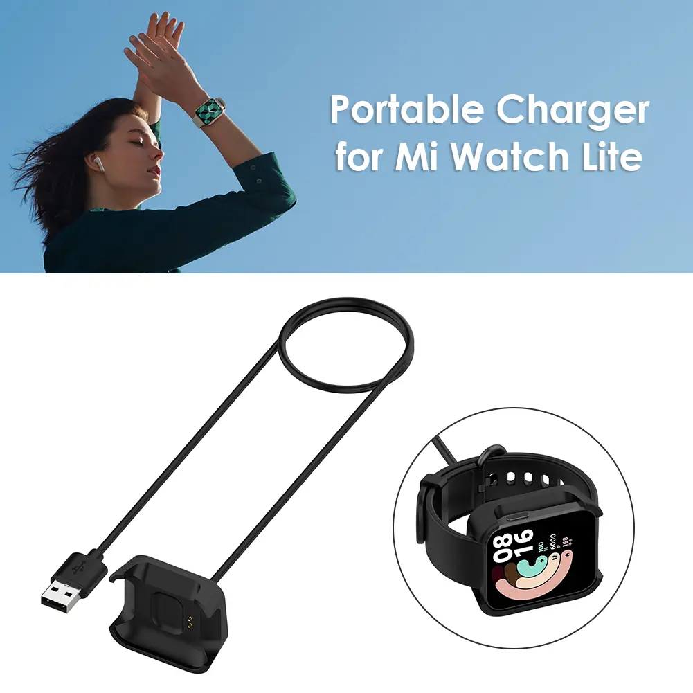 Smart Watch Power Supply Cradle Adapter Charger Cradle for Xiaomi Mi Watch Lite Smart Charging Cable Charge Base Station