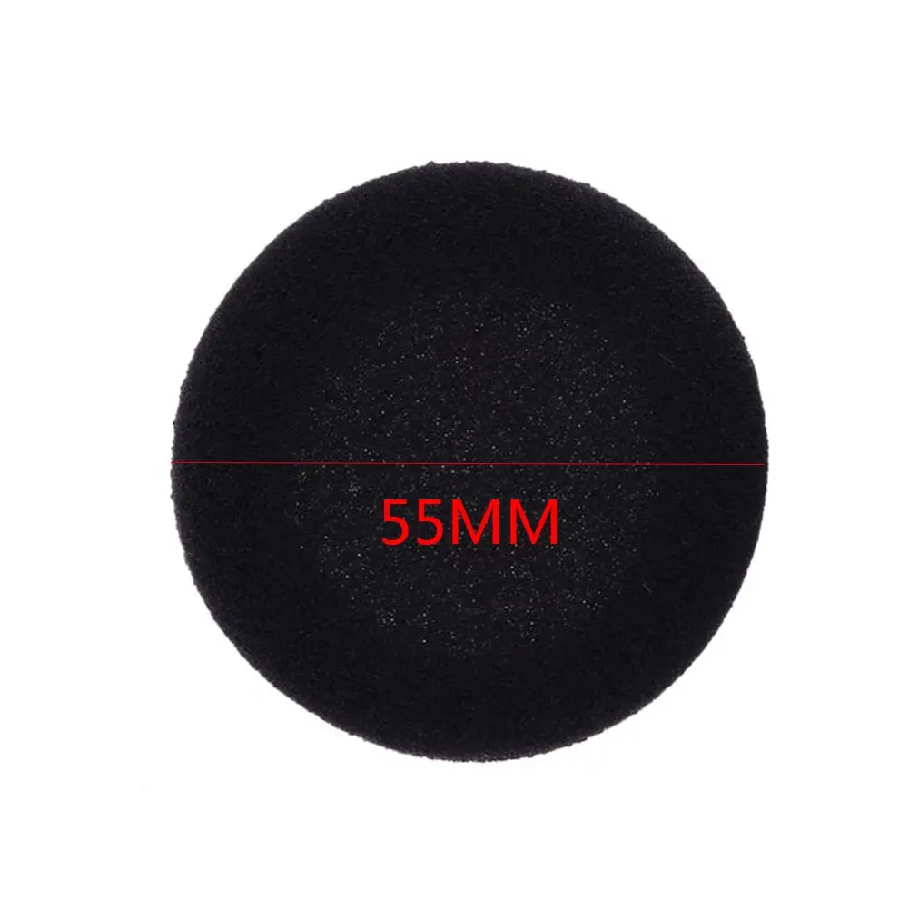 5 Pairs Headphone Cover High Elasticity Headset Sponge Cover Cushion Replacement Earphone Accessories Black