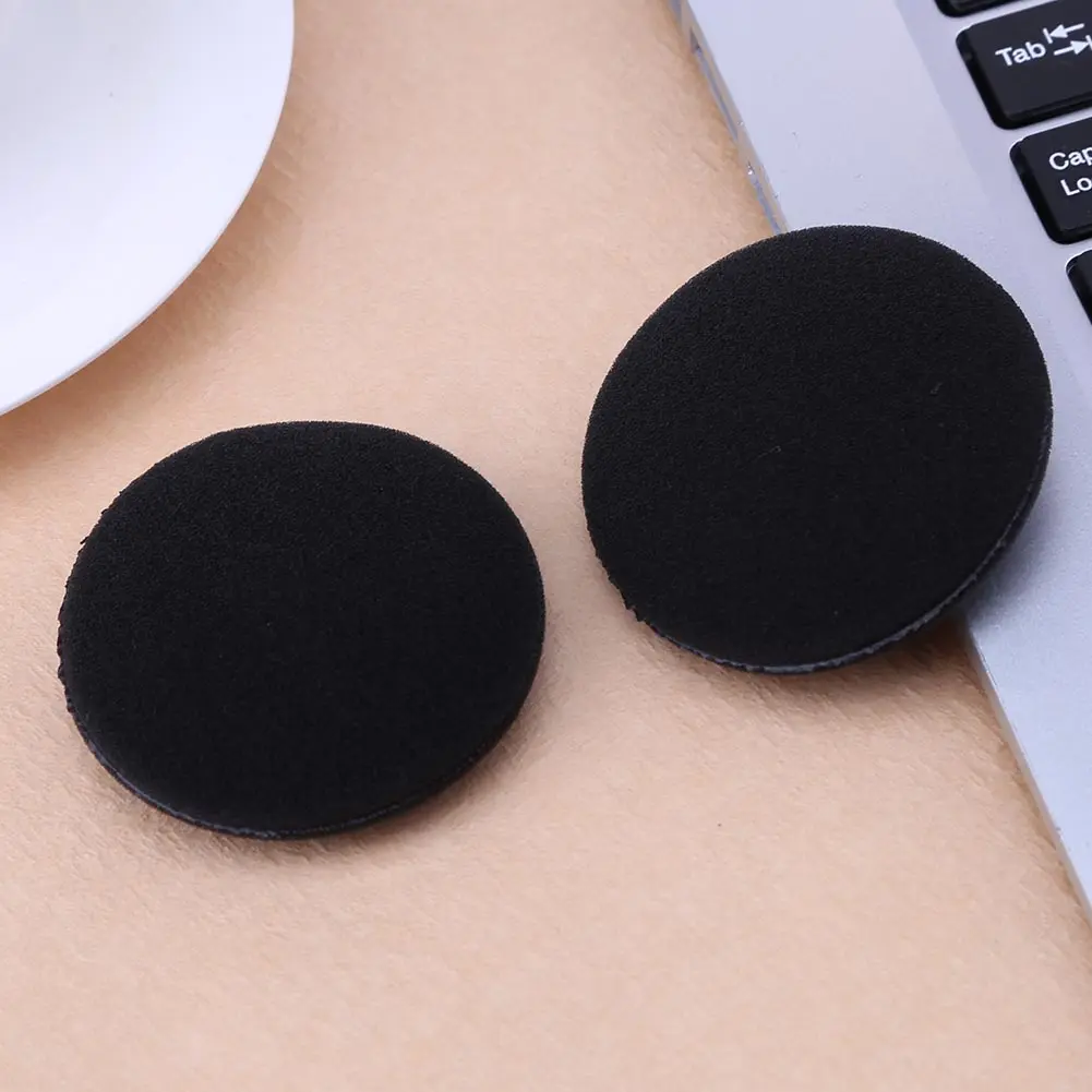 5 Pairs Headphone Cover High Elasticity Headset Sponge Cover Cushion Replacement Earphone Accessories Black