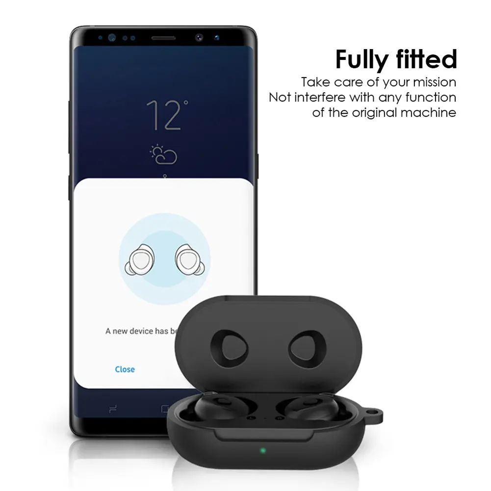 Earbuds Protective Case for Samsung Galaxy Buds Silicone Cover Anti-fall Bluetooth-compatible Earphone Cover Case