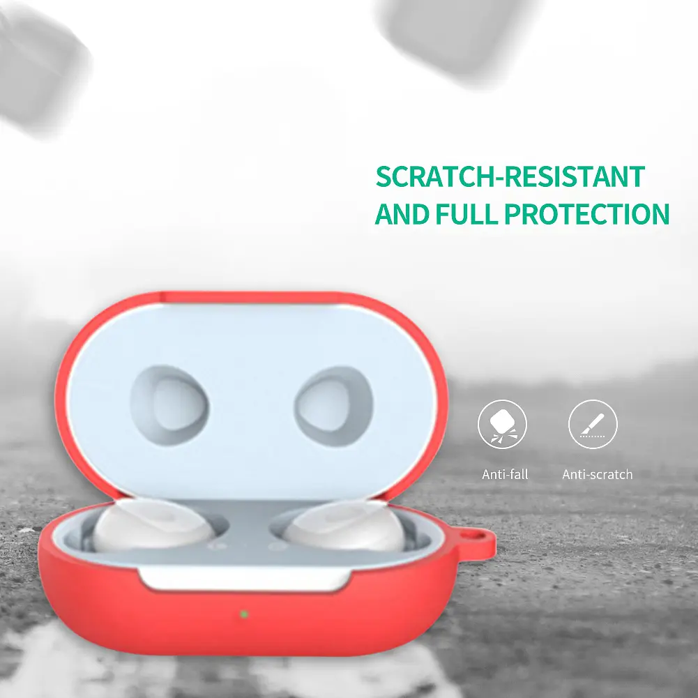 Earbuds Protective Case for Samsung Galaxy Buds Silicone Cover Anti-fall Bluetooth-compatible Earphone Cover Case