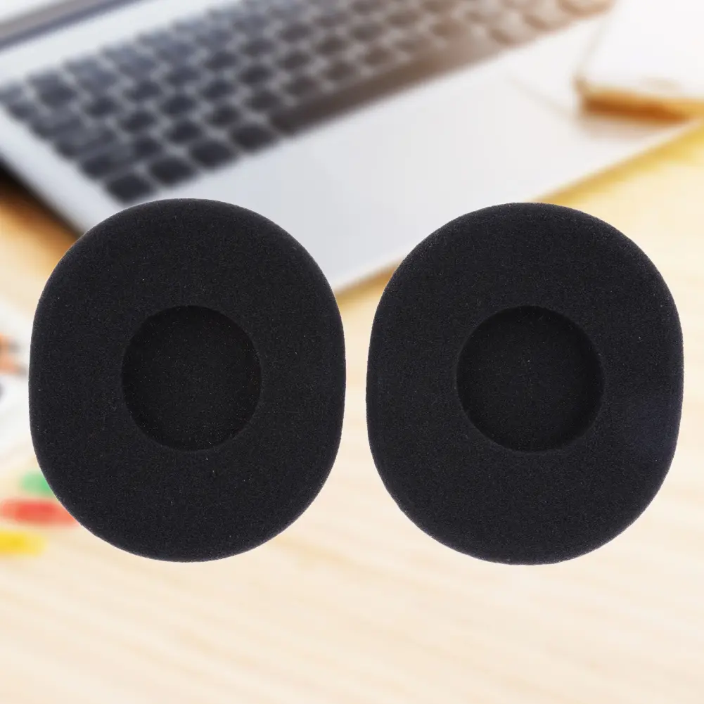 1Pairs Headphone Earpads High Elasticity Soft Soft Earpads Replacement Ear Protective Sleeve Comfortable for Logitech H800