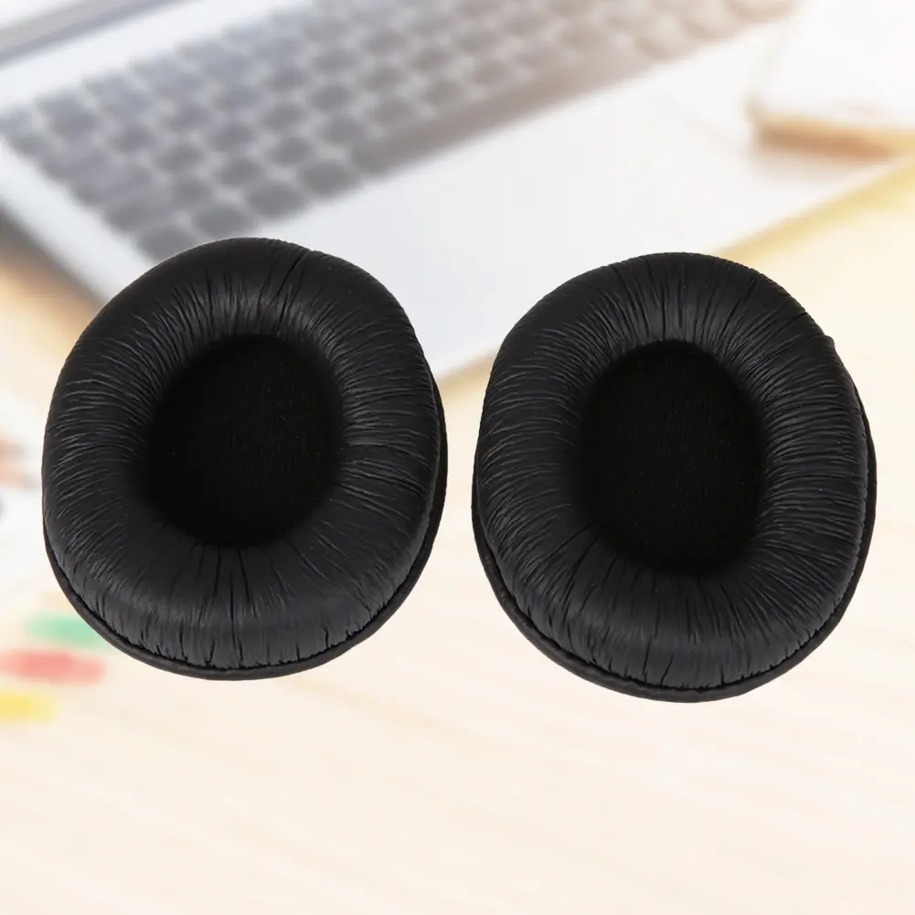 1Pairs Soft Earpads High Elasticity Soft Ear Protective Sleeve Replacement Accessories for SONY MDR-7506 MDR-V6 MDR-CD 900ST