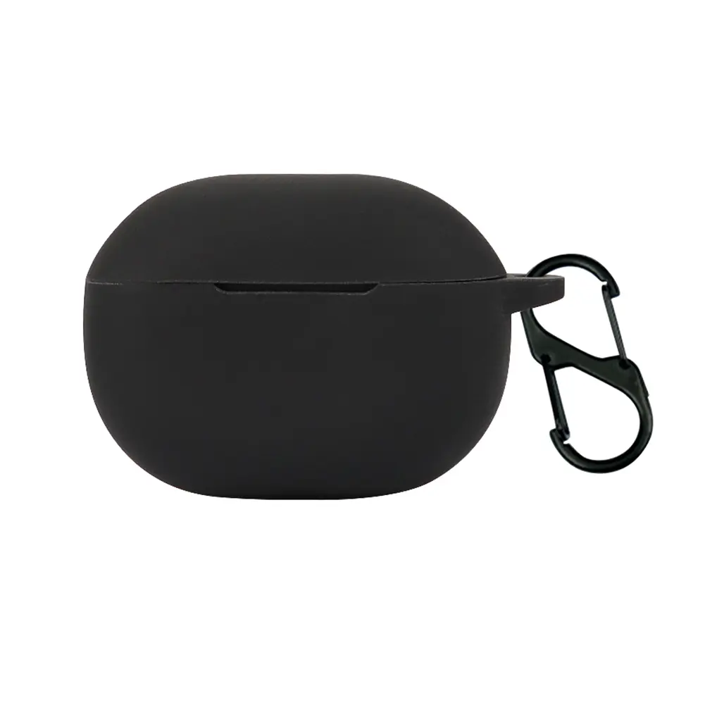 Silicone Earphone Protective Cover Cases Anti-scratch with Carabiner Charging Box Protection Cover for SoundPEATS Mini Pro Cover