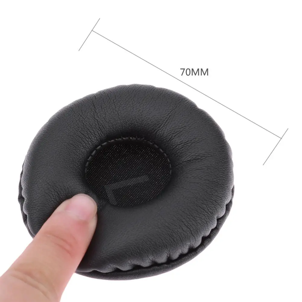 2pcs Replacement 70mm Earpad Cushion for MDR-V150 V250 V300 Headphone